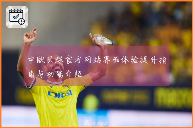 中欧买球官方网站界面体验提升指南与功能介绍