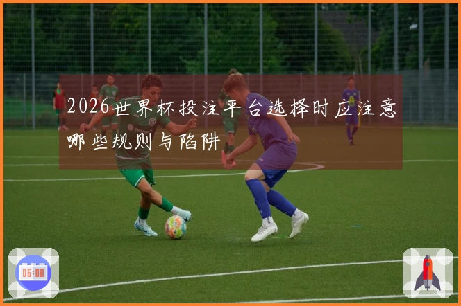 2026世界杯投注平台选择时应注意哪些规则与陷阱